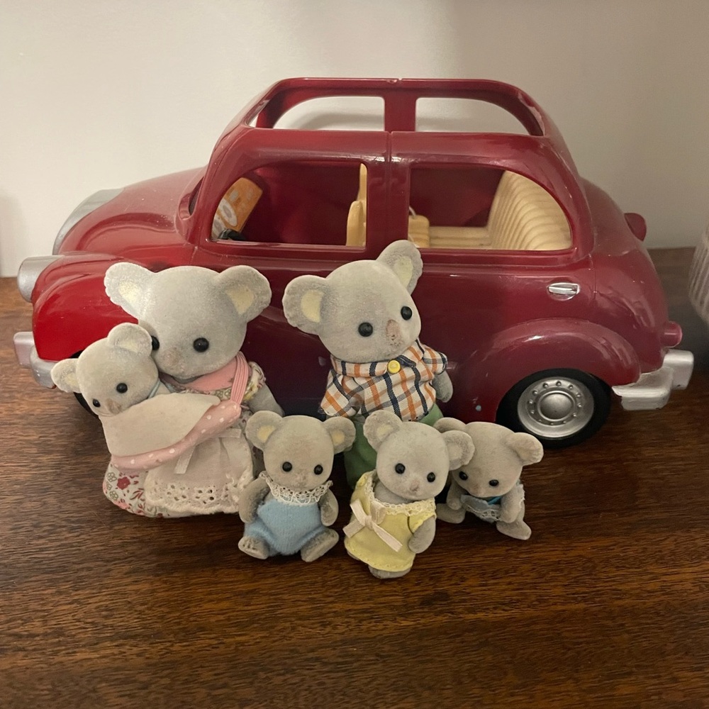 Callico Critter car and family
